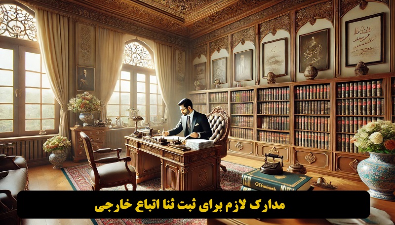 مدارک لازم برای ثبت ثنا اتباع خارجی